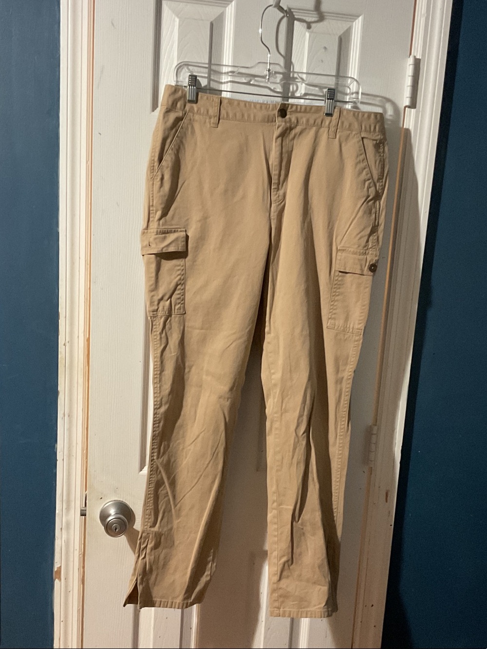 L.L. Bean Women's Cargo Pants in Khaki size 14